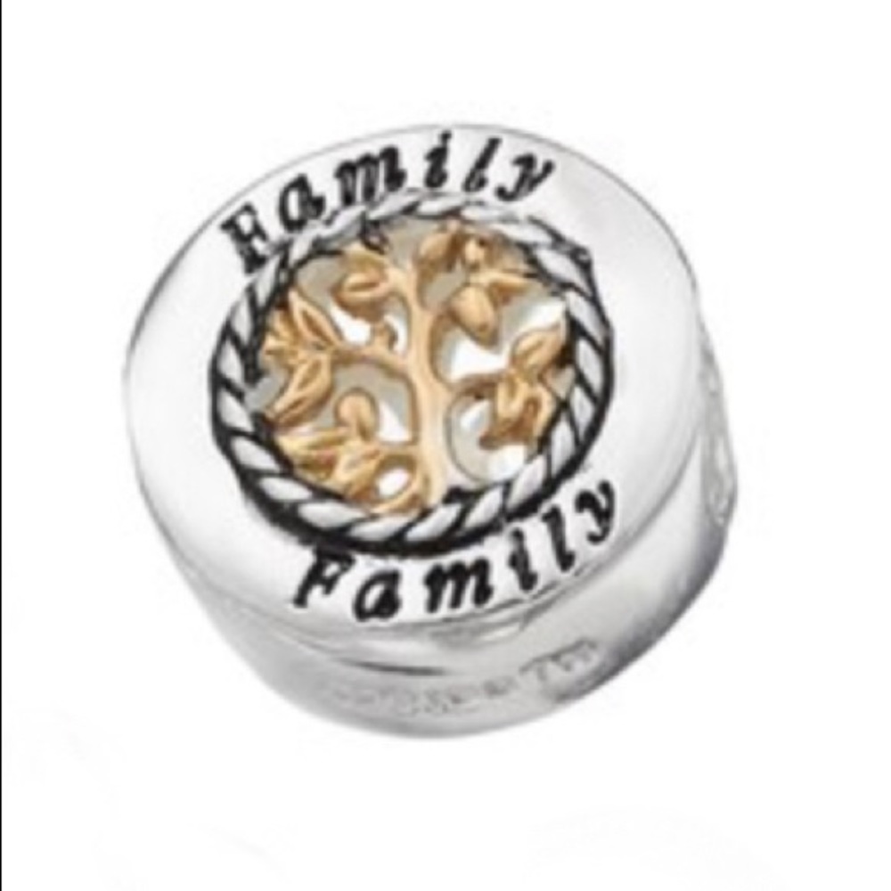 Individuality Beads Sterling TwoTone Family Tree